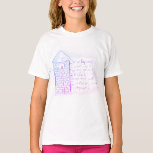 T-shirt Chemise pas une citation de Rapunzel.