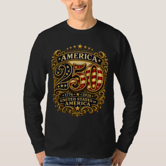 T-shirt Chemise Patriotique 250e Anniversaire USA 1776-202