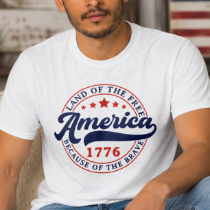 T-shirt Chemise Patriotique America 1776
