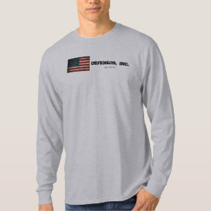 T-shirt Chemise patriotique de douille de Defensor, Inc.