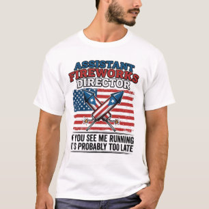 T-shirt Chemise patriotique drôle de directeur adjoint de
