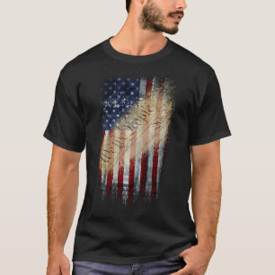 T-shirt Chemise patriotique NOUS le drapeau américain de