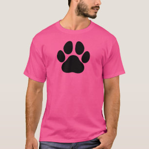 T-shirt Chemise Paw Léopard Rose