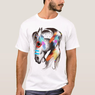 T-shirt Chemise peinte de poney