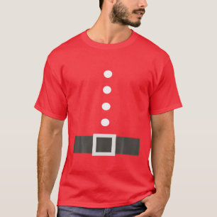 T-shirt Chemise Père Noël de Noël - Costume du Père Noël F