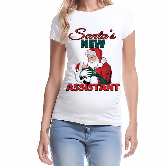 T-shirt Chemise Père Noël Faire-part de grossesse | Fun Ho
