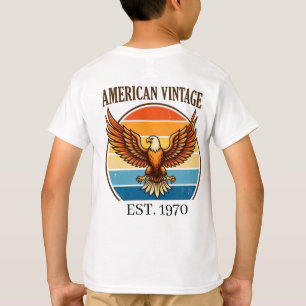 T-shirt Chemise personnalisée American Vintage pour enfant