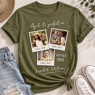 T-shirt Chemise personnalisée avec collage de photos, tend