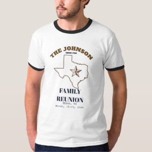 T-shirt Chemise personnalisée avec emblème de réunion de f