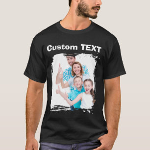 T-shirt Chemise personnalisée avec logo et photo Famille C