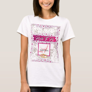 T-shirt Chemise personnalisée avec monogramme pour future