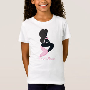 T-Shirt Chemise personnalisée Beach Bunny Pink Fin Mermaid