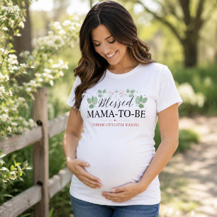 T-shirt Chemise personnalisée chrétienne pour future maman