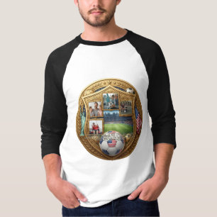 T-shirt Chemise personnalisée de la Coupe du Monde pour la