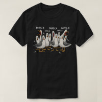 Chemise personnalisée de professeur aux mouettes,