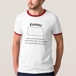 T-shirt Chemise personnalisée du Kansas