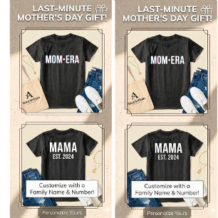T-shirt Chemise personnalisée ÈRE MAMAN Cadeau personnalis