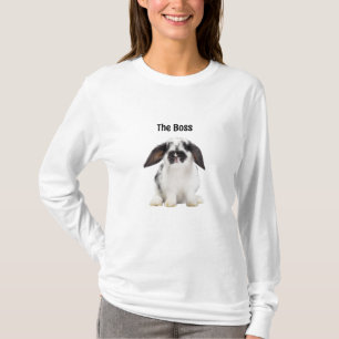T-shirt Chemise personnalisée Lapin aux oreilles tombantes