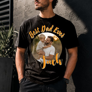 T-shirt Chemise personnalisée Meilleur Papa avec Photo