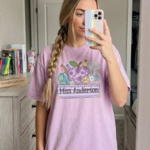 Chemise personnalisée pour enseignant | Nom de l'e