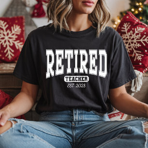 T-shirt Chemise personnalisée pour la retraite d'un enseig