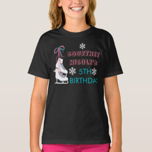 T-shirt Chemise personnalisée pour le patinage sur glace