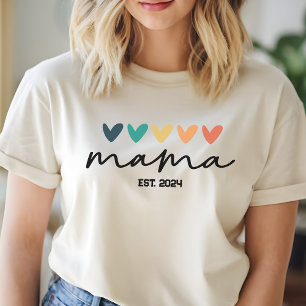 T-shirt Chemise personnalisée pour maman, Cadeau pour mama