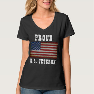 T-shirt Chemise personnalisée vintage drapeau américain