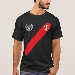 T-shirt Chemise Péruvienne Drapeau Péruvien Escudo Rétro I