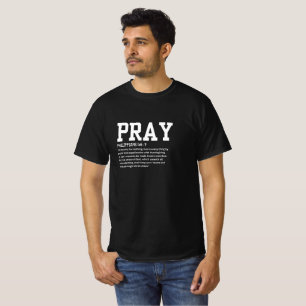 T-shirt Chemise Philippiens 4:6-7 Homme