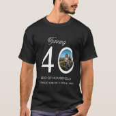 T-shirt Chemise photo du 40e anniversaire (Devant)