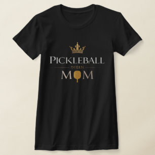 T-shirt Chemise Pickleball Queen Mom Couronne Pickleball