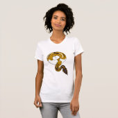 T-shirt Chemise pie de python de boule (Devant entier)