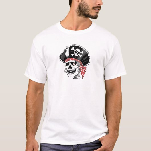 T-shirt Chemise Pirate Skeleton (Devant)