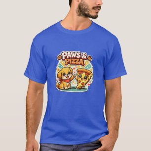 T-shirt Chemise Pizza Maman Chien Mignon – Tee-shirt Paws