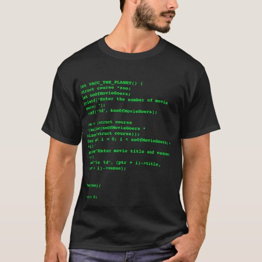T-shirt Chemise planète (Devant)