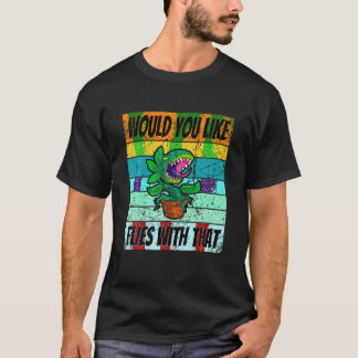 T-shirt Chemise Plante carnivore Retro Vénus Fly Trap