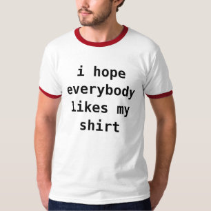 T-shirt chemise pleine d'espoir