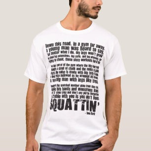 T-shirt Chemise Poem Squat - Chemise Lumière