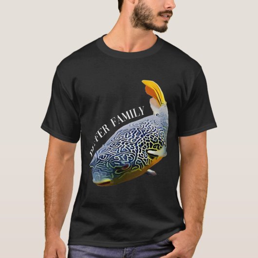 T-shirt Chemise Poisson Gonflable (Devant)