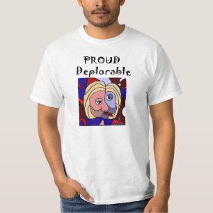 T-shirt Chemise politique déplorable fière drôle