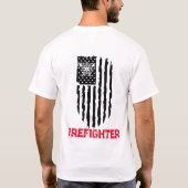 T-shirt Chemise pompier (Dos)