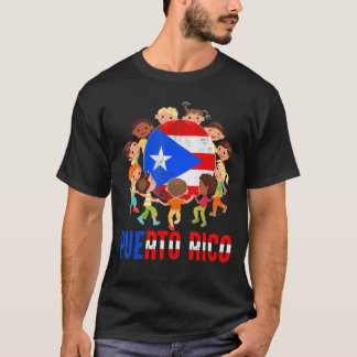 T-shirt Chemise Porto Rico Kids Boy Mois du patrimoine his