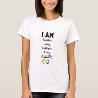 T-shirt Chemise positive d'affirmation d'autisme