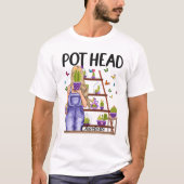 T-shirt Chemise Pot Personnalisée RD, Cadeau Anniversaire (Devant)