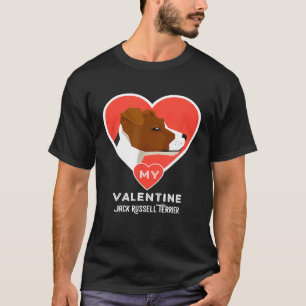 T-shirt Chemise pour chien Jack Russell pour la Saint-Vale