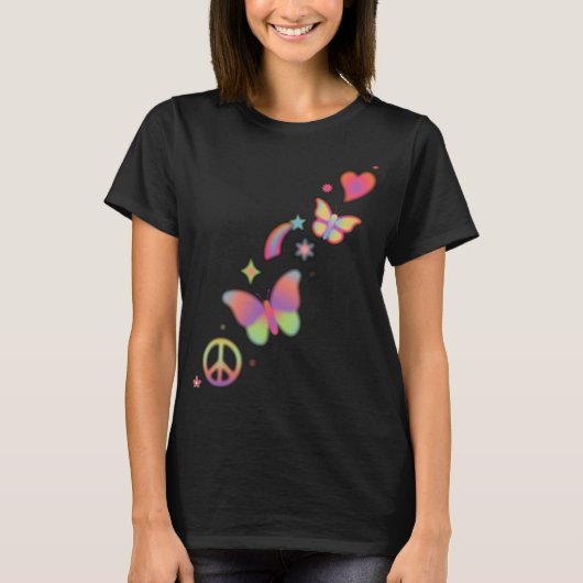 T-shirt chemise pour dames (Devant)