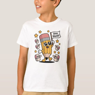 T-shirt Chemise pour enfant au crayon fin
