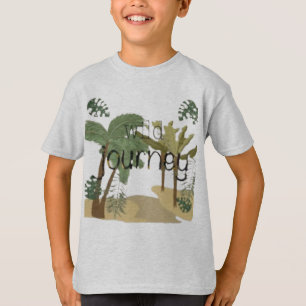T-shirt Chemise pour enfants avec palmier tropical de voya
