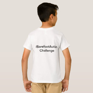 T-shirt Chemise pour enfants Barefoot Autism Challenge